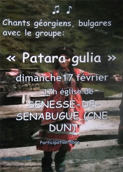 Chants géorgiens et bulgares avec le groupe \"Patara gulia\"