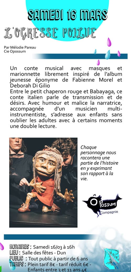 Théâtre : L\'OGRESSE POILUE