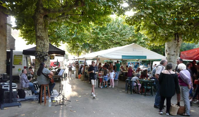 Marché gourmand festif