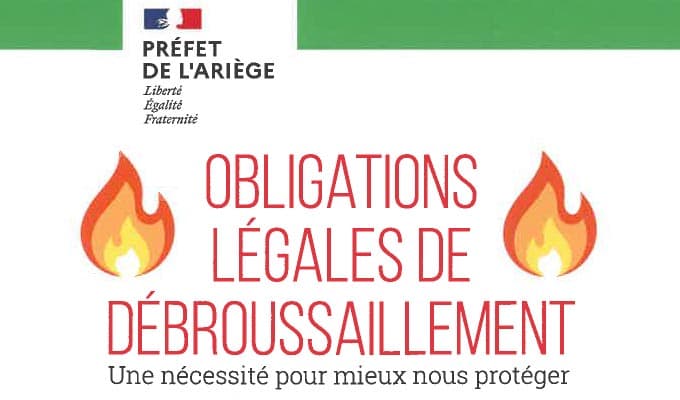 Préfecture de l\'Ariège - Obligation légales de débroussaillement