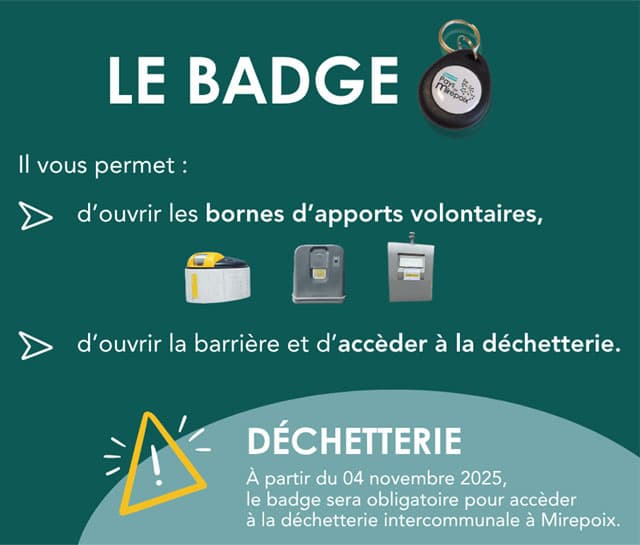 Badge Déchets